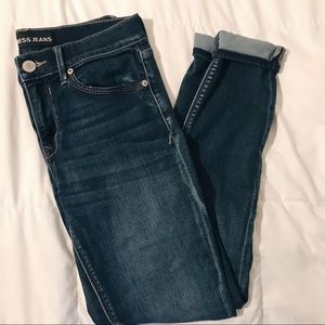 Express Mid-Rise Skinny Jeans